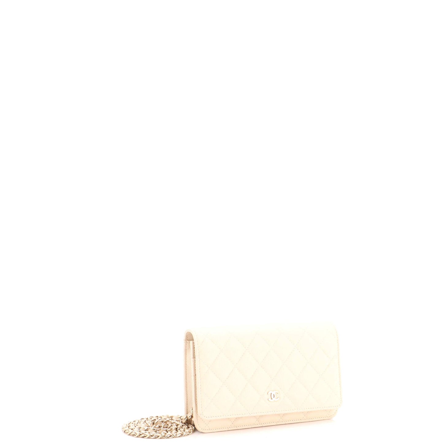 Wallet on Chain Quilted Caviar