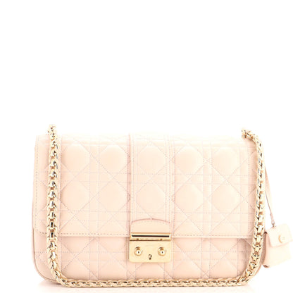 Miss Dior Flap Bag Cannage Quilt Lambskin Medium
