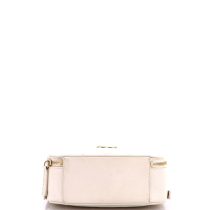 CC Top Handle Camera Bag Quilted Caviar Medium