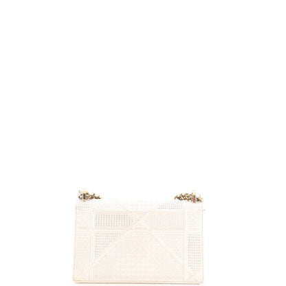 Diorama Flap Bag Cannage Embossed Calfskin Small