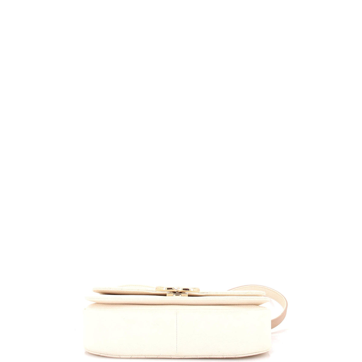 Thread Around Flap Bag Quilted Caviar Medium