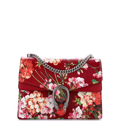 Dionysus Bag Blooms Print Leather Medium
