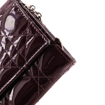 Lady Dior Rendez Vous Short Chain Wallet Cannage Quilt Patent
