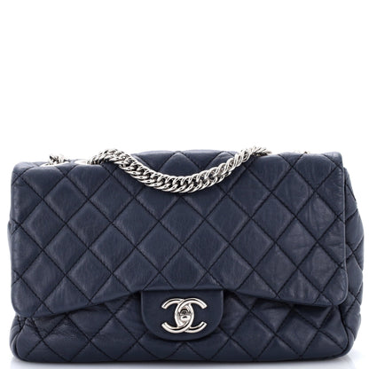 Classic Single Flap Bag Quilted Lambskin Jumbo