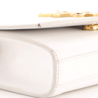 Classic Monogram Crossbody Bag Grainy Leather Small