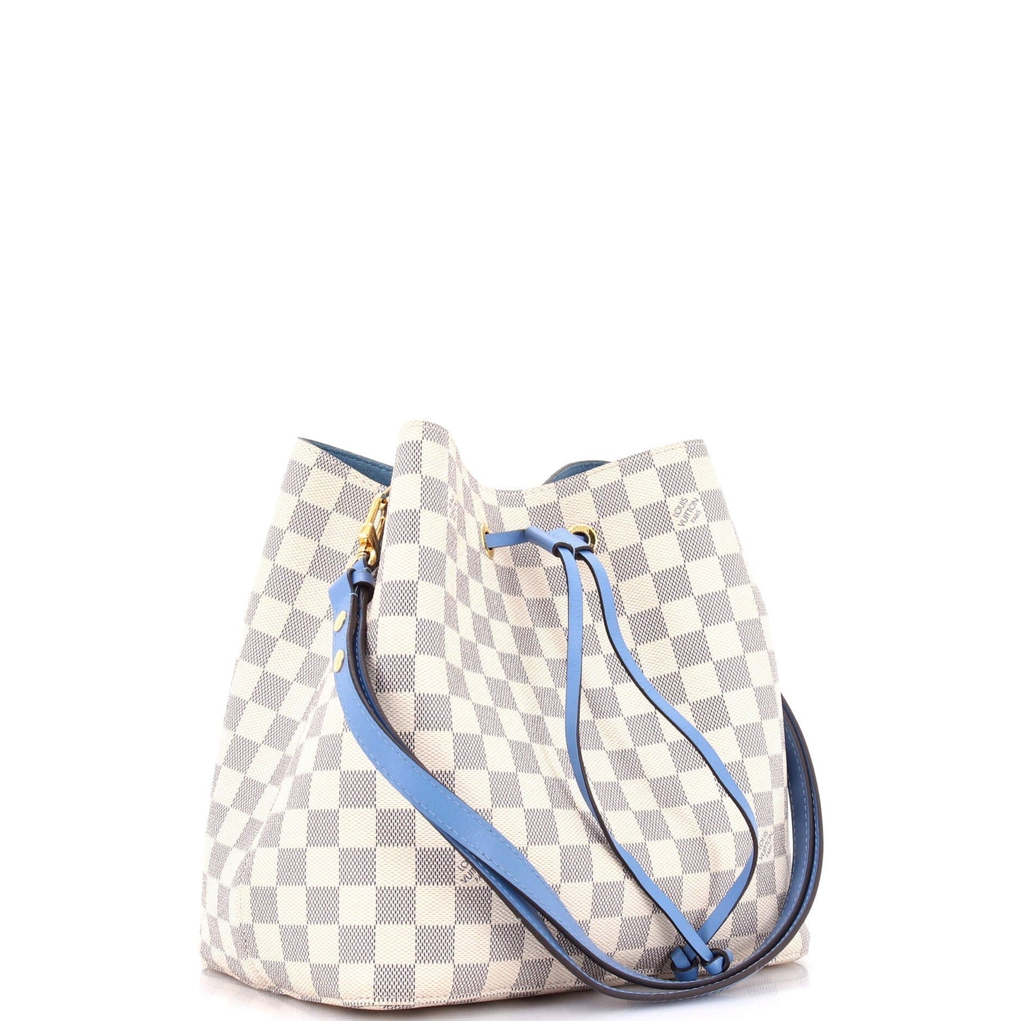 NeoNoe Handbag Damier with Leather MM