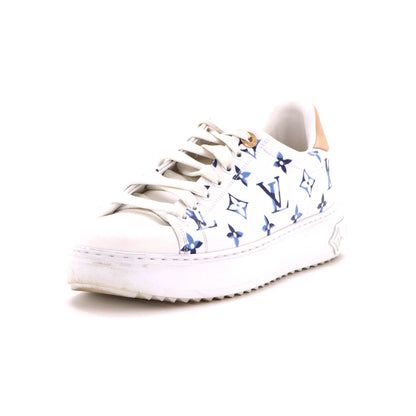 Women's Time Out Sneakers Monogram Print Leather