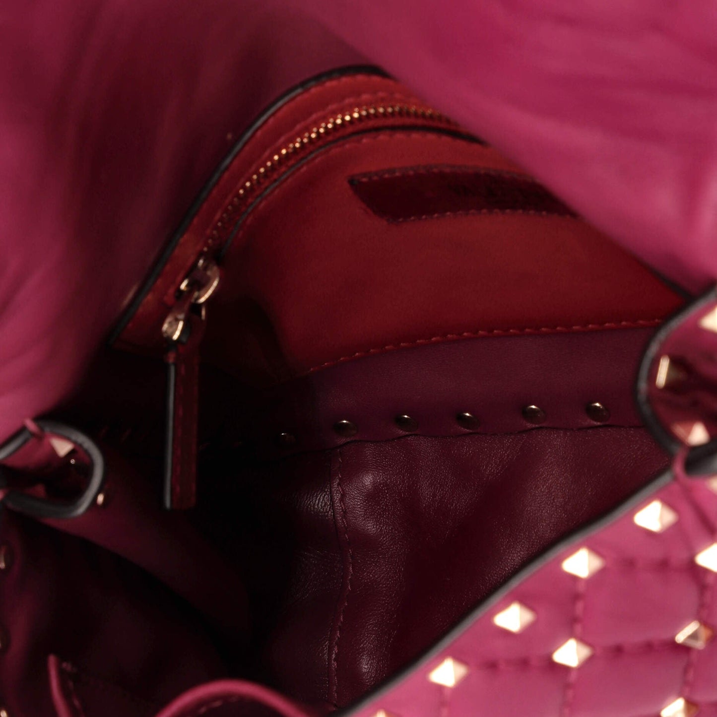Rockstud Spike Flap Bag Quilted Leather Medium