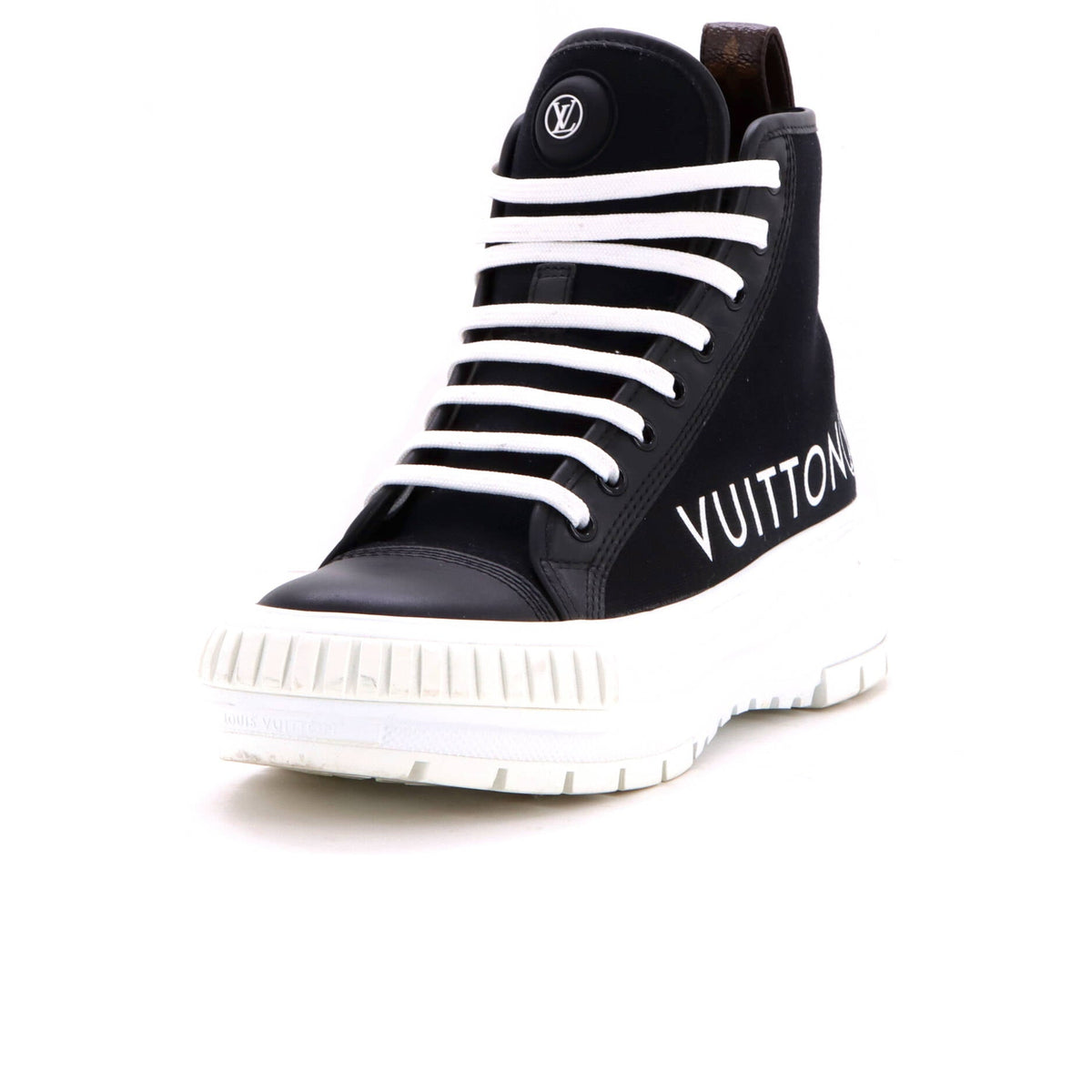 Women's LV Squad Sneaker Boots Canvas with Monogram Canvas