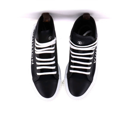 Women's LV Squad Sneaker Boots Canvas with Monogram Canvas