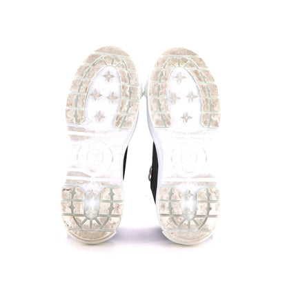 Women's LV Squad Sneaker Boots Canvas with Monogram Canvas