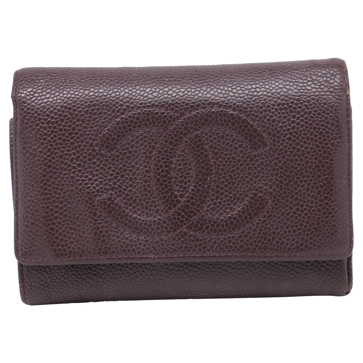 Timeless CC Flap Wallet Caviar Long