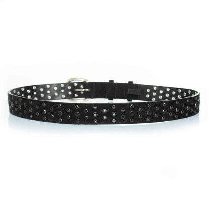 Isabel Marant, Black suede belt with black stones