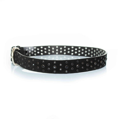 Isabel Marant, Black suede belt with black stones