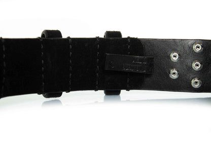 Isabel Marant, Black suede belt with black stones