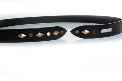 Isabel Marant, Lecce belt in leather with stones