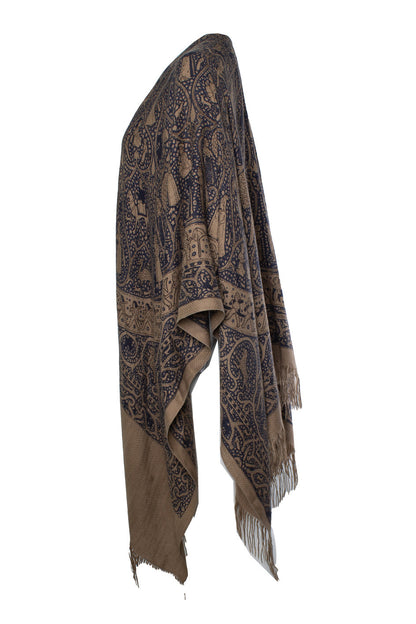 Hermes, Lalbhai dalpatbhai cashmere poncho