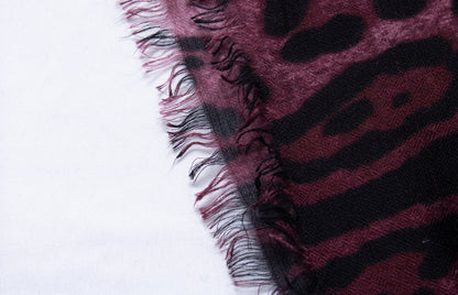 Dolce & Gabbana, leopard printed scarf in purple