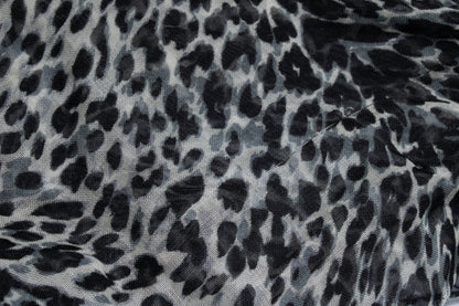 Saint Laurent, leopard printed square scarf