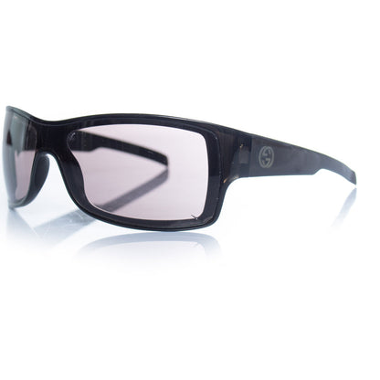 Gucci, shield sunglasses in black