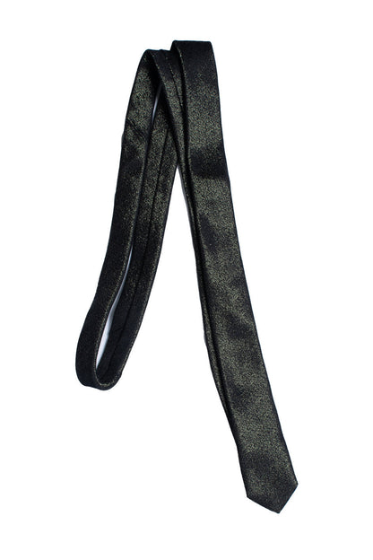 Saint Laurent, black and gold tie