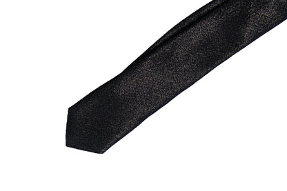 Saint Laurent, black and gold tie