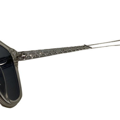 Dior Diorama 1 Mirrored Wayfarer Sunglasses in Silver Acetate