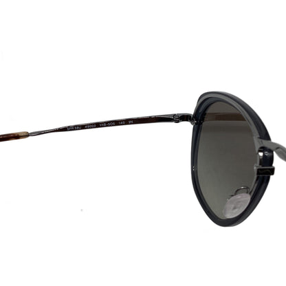 Prada Catwalk SPR58U Oval Sunglasses in Grey Metal