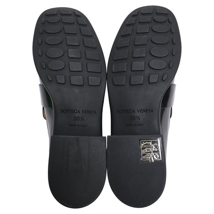 Women's Bottega Veneta Monsieur Loafers in Black Patent Leather