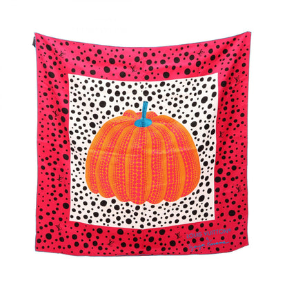 Louis Vuitton Yayoi Kusama Carre 90 Pumpkin Silk Scarf