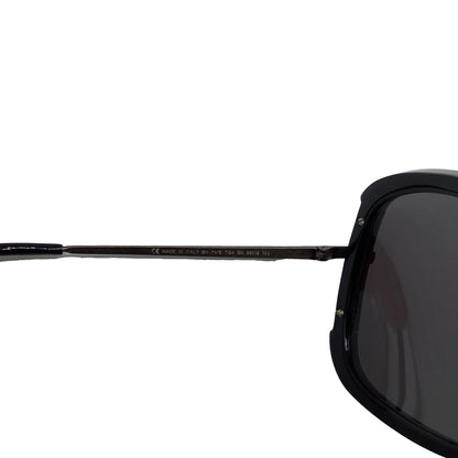 Bottega Veneta Square Sunglasses in Black Metal