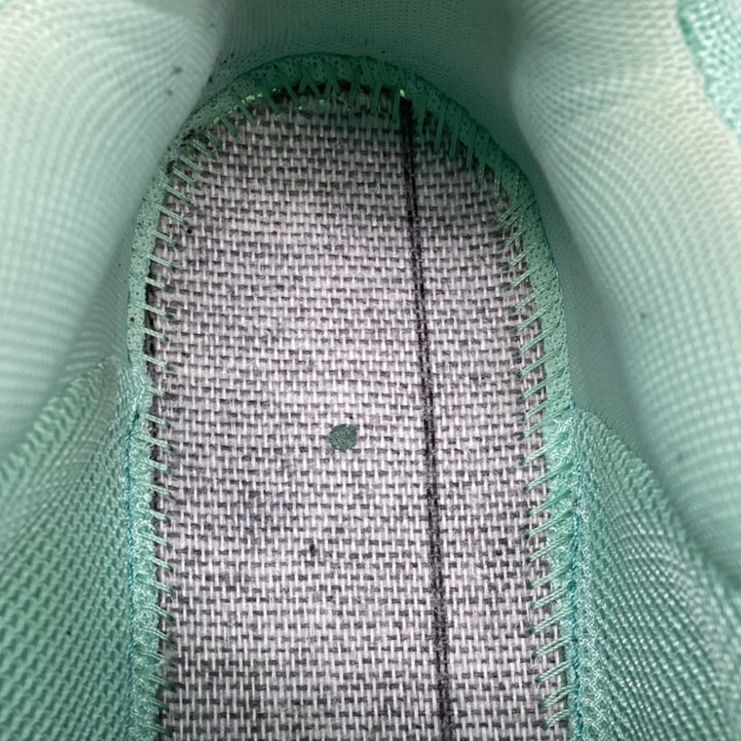 Women's Balenciaga Triple S Clear Sole Sneakers in Mint Polyester