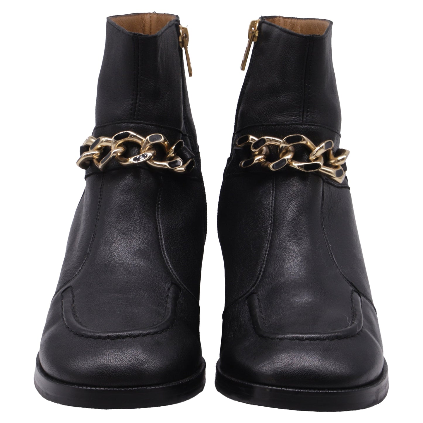 Women's See by Chloé Mahe Ankle Boots in Black Leather