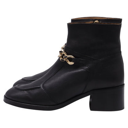 Women's See by Chloé Mahe Ankle Boots in Black Leather