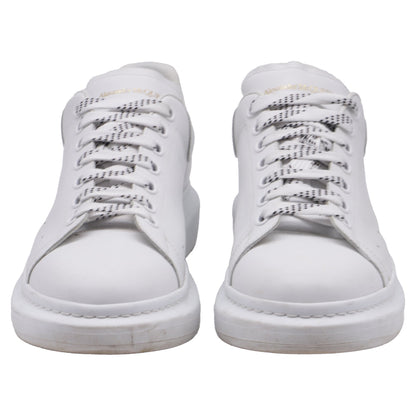 Men's Alexander McQueen Oversized Platform Sneakers in White Leather