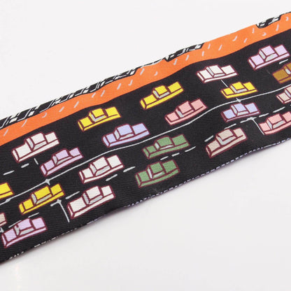 Hermes Twilly PANTIN CITY Silk Scarf