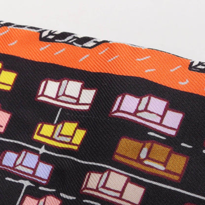 Hermes Twilly PANTIN CITY Silk Scarf