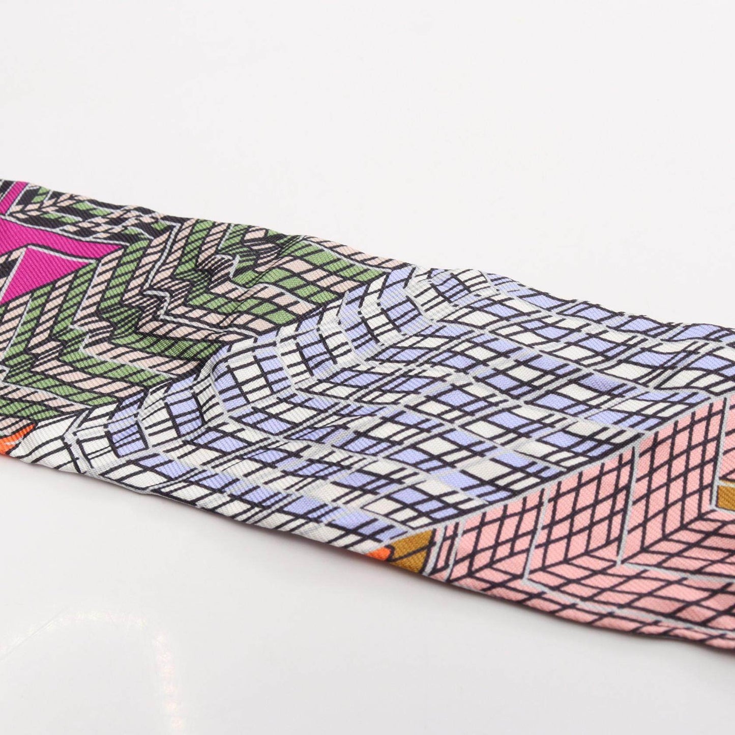 Hermes Twilly PANTIN CITY Silk Scarf