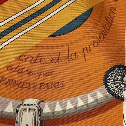Hermes Carre90 Double Face Silk Scarf