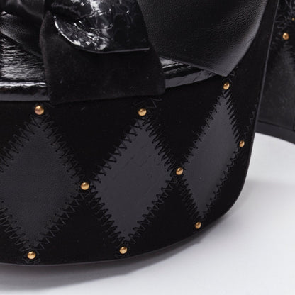 Women's Saint Laurent Paige Patchwork Stud Sandals