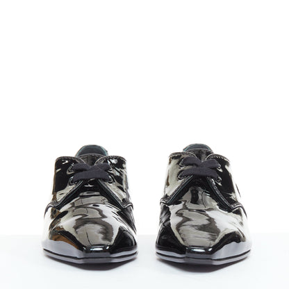 Women's Chanel 2018 Patent Pointed Oxford