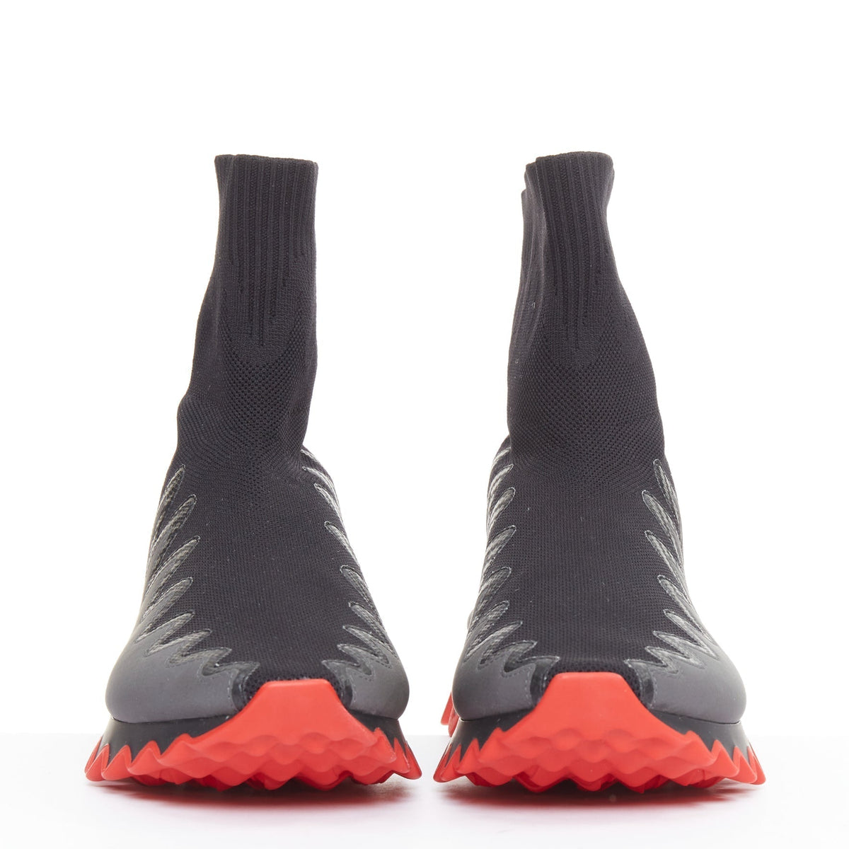 Men's Christian Louboutin Sock Ankle Sneaker