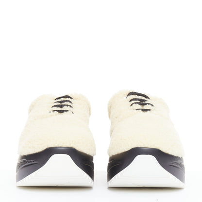 Women's Celine Delivery Shearling Sneakers