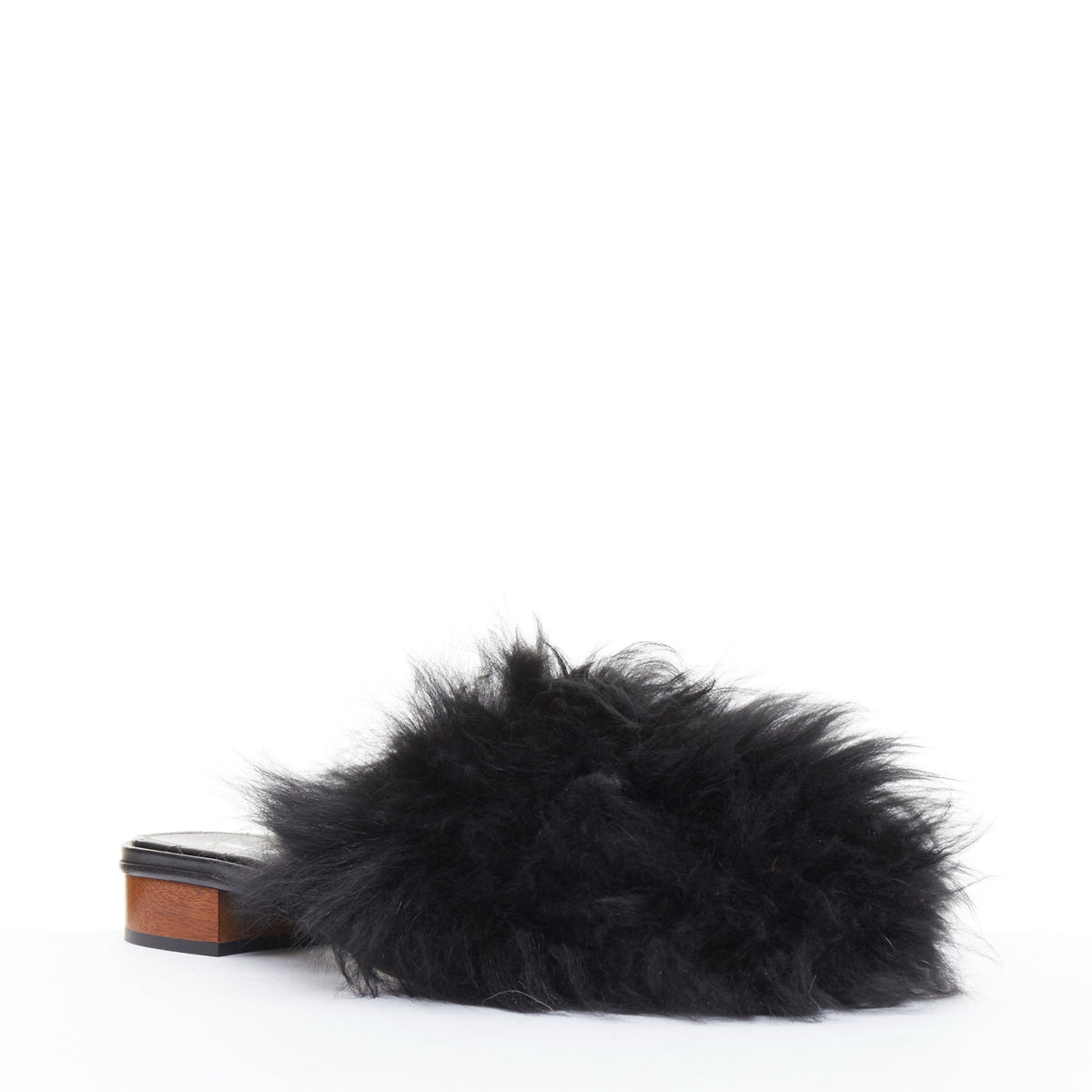 Women's Chanel Lamb Fur Fluffy Slippers