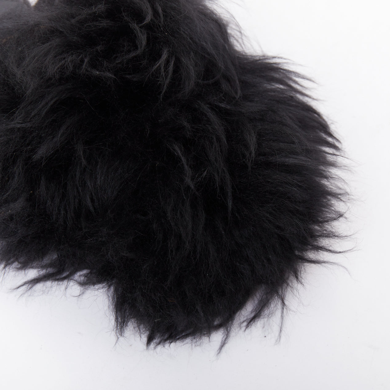 Women's Chanel Lamb Fur Fluffy Slippers