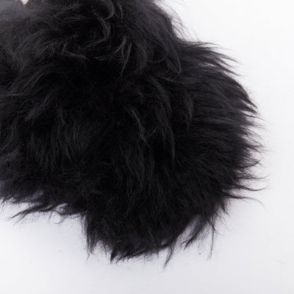 Women's Chanel Lamb Fur Fluffy Slippers