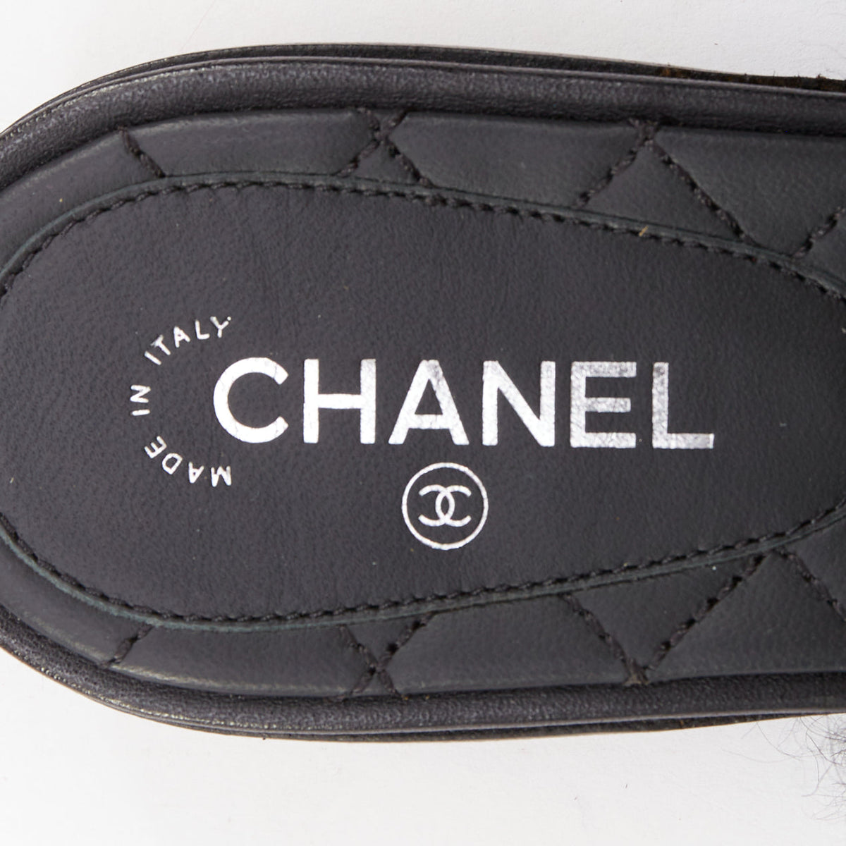 Women's Chanel Lamb Fur Fluffy Slippers