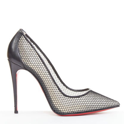 Women's Christian Louboutin Mesh Pumps
