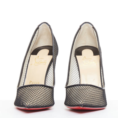 Women's Christian Louboutin Mesh Pumps