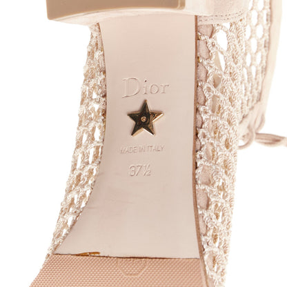Women's Dior 2019 Suede Net Mesh Boots